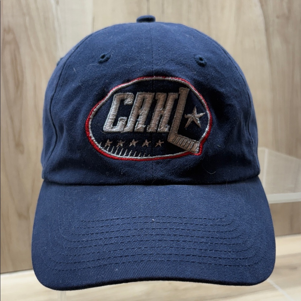 Navy Blue Embroidered Cap